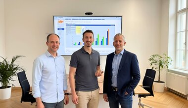 Teambild mit Regulierungsmanagern rund um Lars Plagemann