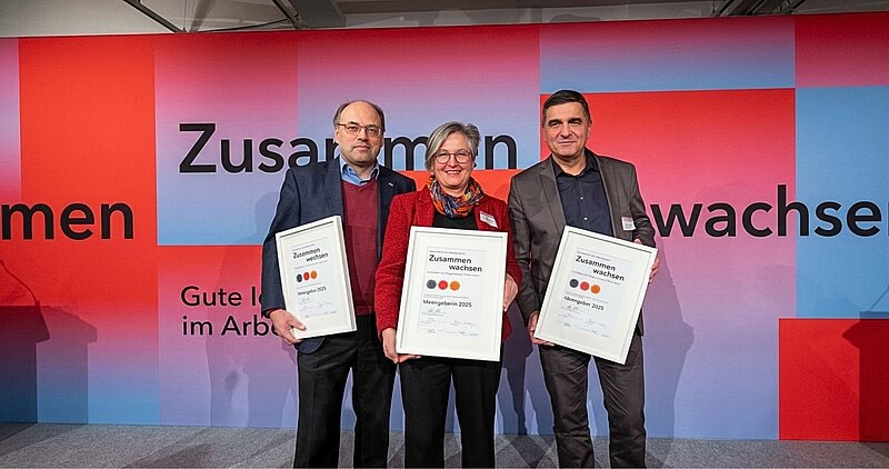 v.l.n.r: Klemens Gutmann, Angela Papenburg, Thomas Postleb